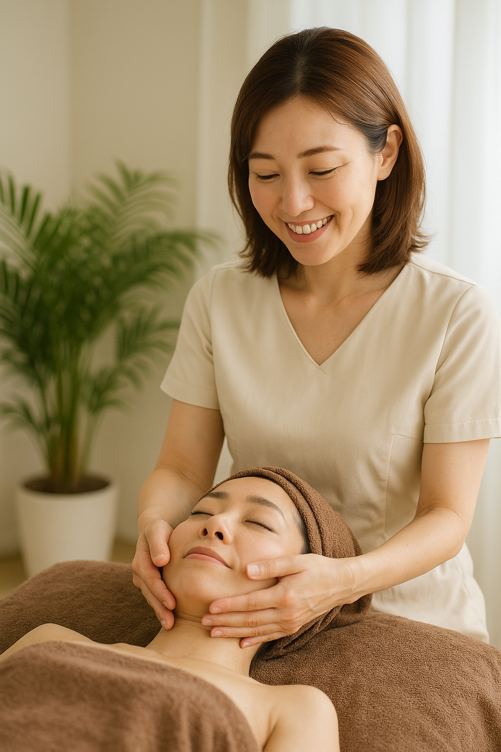 施術中の様子